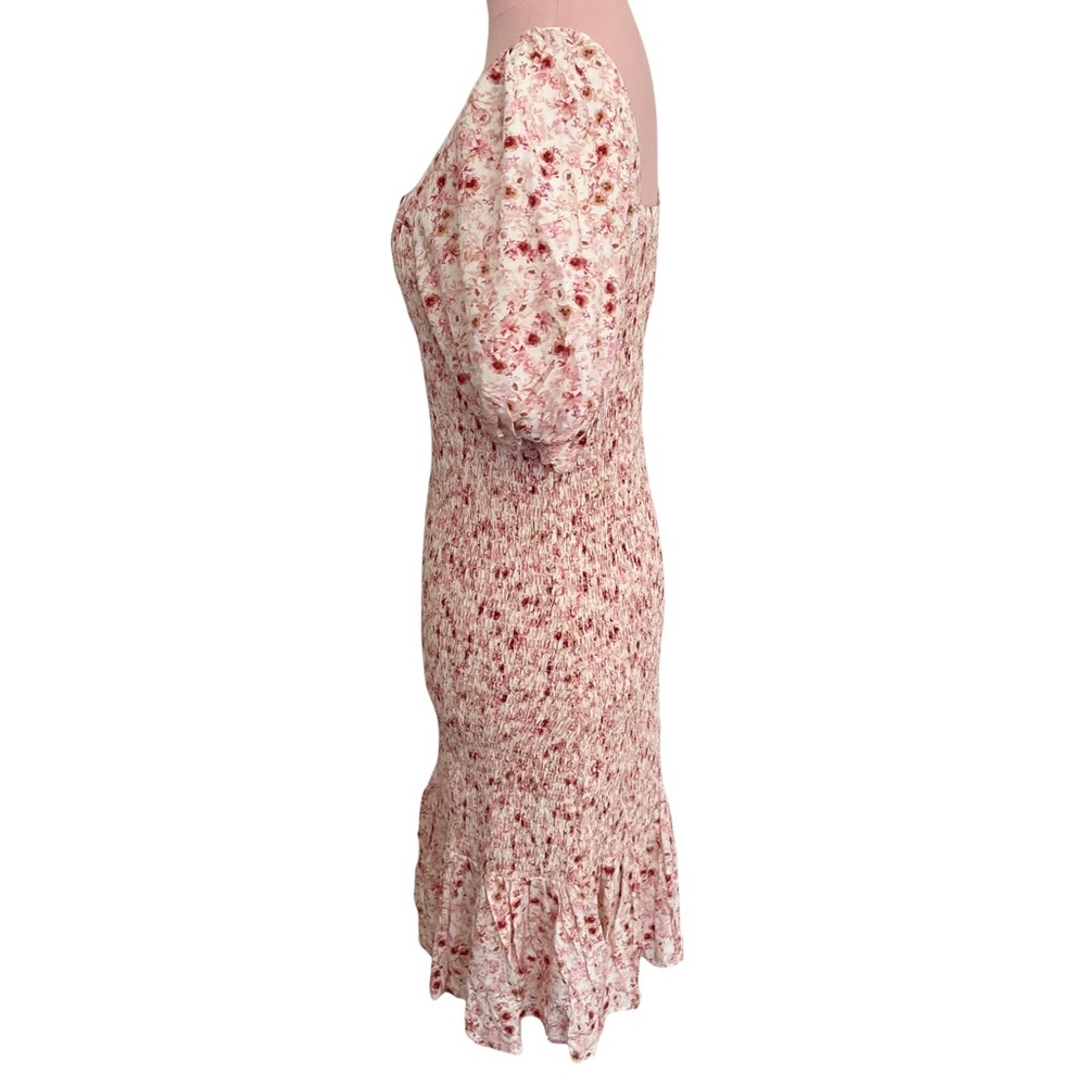 Anthropologie Another Love Smocked Floral Mini Dress NWT - Picture 7 of 14